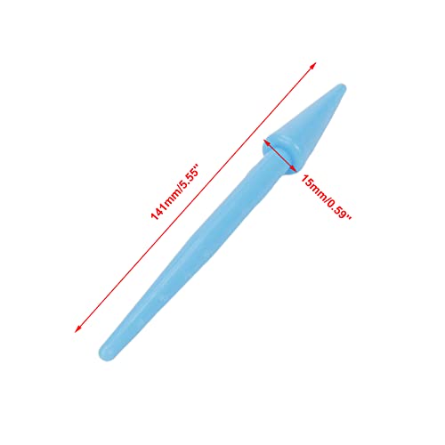 4Pcs Blue Plastic Gardening Tools Set Includes Bucket | Transplanter,Spade,Hole Puncher for Gardening