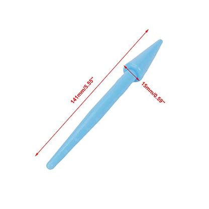 4Pcs Blue Plastic Gardening Tools Set Includes Bucket | Transplanter,Spade,Hole Puncher for Gardening