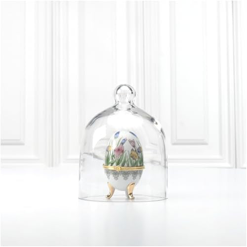 Plymor 5" x 6" Bell Jar Glass Display Dome Cloche (Interior Size 4.75" x 4.5") - size: 5" x 6"