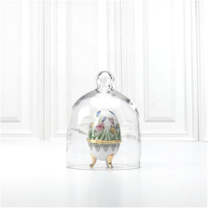 Plymor 5" x 6" Bell Jar Glass Display Dome Cloche (Interior Size 4.75" x 4.5") - size: 5" x 6"