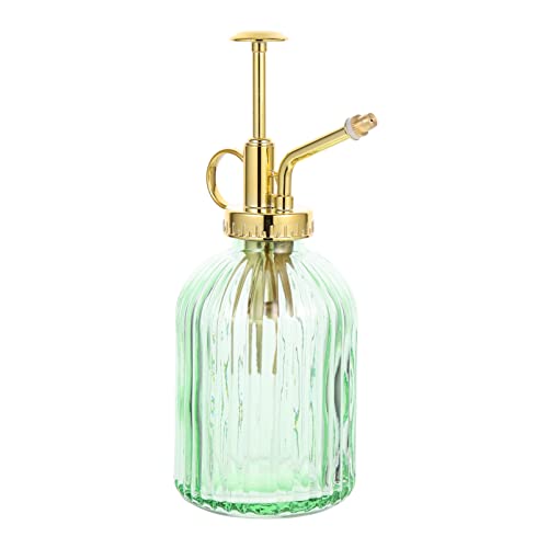 Yardwe Retro Glass Plant Mister 12Oz Spray Bottle Vintage Indoor Outdoor Watering can for Succulent Bonsai Plants Garden Use