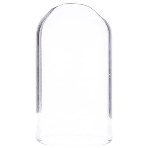 Plymor Miniature 1" x 2" Mini Glass Display Dome Tiny Cloche (no Base) - color: No Base