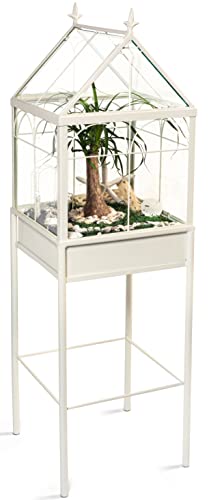 H Potter Freestanding Wardian Case Terrarium - size: Medium