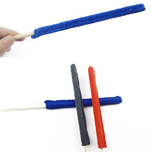 GXXMEI 30PCS Microfiber Detail Duster Sticks Crevice Cleaning Tool Brush Mini Detail Dusters for Cleaning Home Car Window The Smallest Spaces