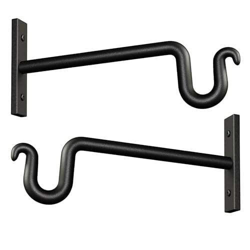 10 inch Plant Hook Plant Hanger - 2 Pack Plant Bracket. - size: 10in