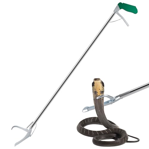 52" Extra Long Snake Tongs Reptile Grabber Reacher Catcher - size: 52 Inch