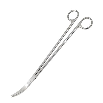 Long Aquarium Scissors for Plants 9.8 inches | Curved, Aquarium Plant Trimmer, Aquascape Tools, Terrarium Tools for Plants