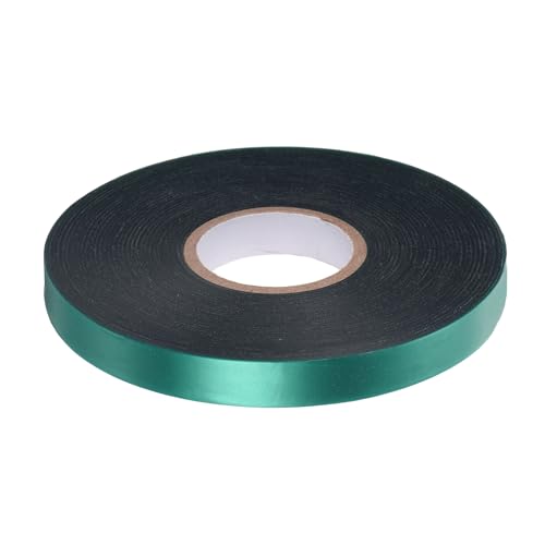 HARFINGTON 295ft Stretch Tie Tape 0.47" W Garden Plant Tape Reusable Gardening Tie Tools for Indoor Outdoor Climbing Plants, Green