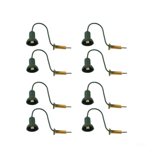 8Pcs Model Train Path Lamp Post Set, O Gauge LED Street Wall Lights + Resistors Set, Model Railway Led Lamppost Lamps, Wall Lights Model Scale Model Garden Lamps