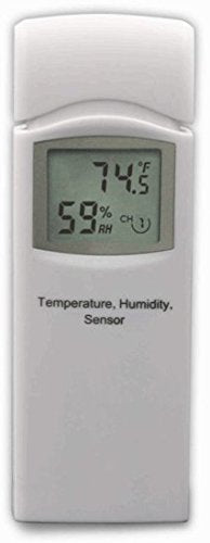Ambient Weather WH31E Thermo-Hygrometer Sensor | Compatible with Ambient Weather WS-2902, WS-2000, WS-5000, WS-1965, WS-4000, WS-3000 and ObserverIP Series Weather Stations - size: Thermohygrometer, style: 8 Channel