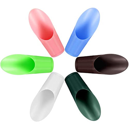 6 Pcs Plastic Soil Scoop for Bonsai Indoor Plants, Color 3