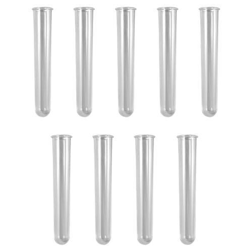 9Pcs Acrylic Clear Test Tubes for Vase Resin Mold, Transparent Test Tubes for DIY Plant Propagation Station,Flower Holder, Resin Crafts Home Decor - color: 9 Transparent
