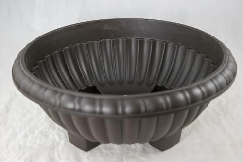 Yubonzai Plastic Bonsai Training Pot/Home Garden Flower Planter 10.5"/13" (10.5"x 10.5"x 4") - size: 10.5"x 10.5"x 4"