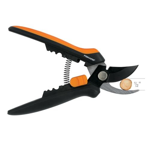 Fiskars Floral Bypass Pruning Shears, Garden Clippers for Deadheading (Pack of 6) - style: Floral Pruner (Pack of 6)