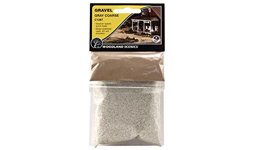 WOODLAND SCENICS C1287 Medium Gray Gravel