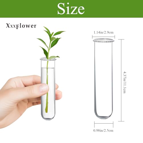 XXXFLOWER 9 Tube Vases Wall Hanging Propagation Station+ 4 Tube Vase Accessories