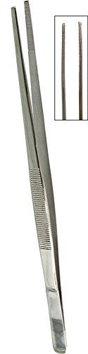 SE - Tweezers - Stainless Steel, 10in. - 5133TWP - size: 10 Inch