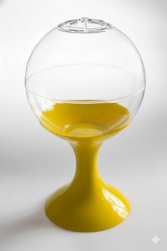 Atomic Space Age Terrarium (Yellow) - color: Yellow