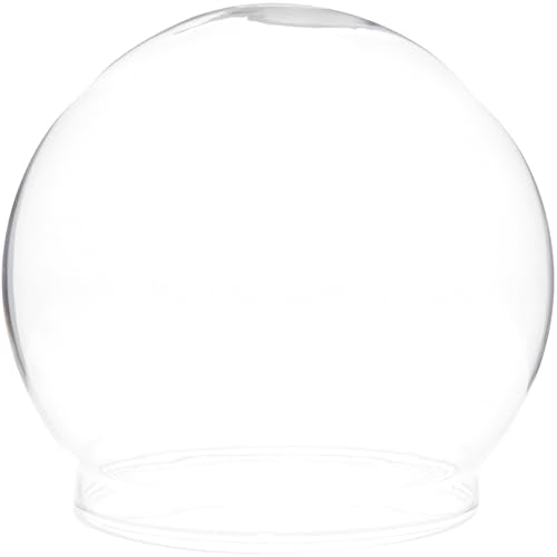 Plymor 3.5" x 4" Glass Display Dome Globe Cloche (no Base) - color: No Base