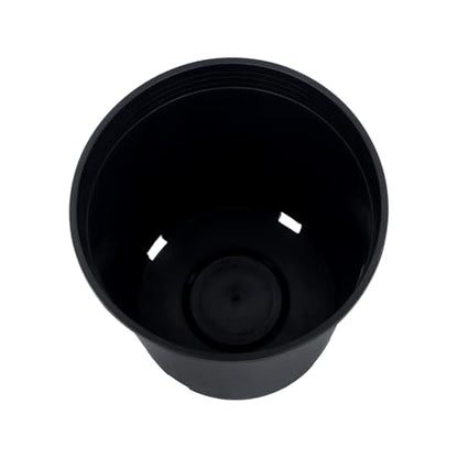 Nursery Pot 1 Gallon 1 Gal 2 Gal 3 Gal 5 Gal 7 Gal 10 Gal 15 Gal Nursery Container Injection Molded Pot Fit for Plants Soil Growers or Hydroponics (10,5 Gallon) - size: 5 Gallon