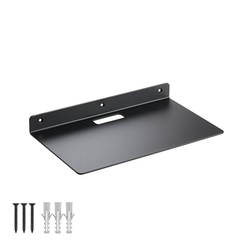 Small Wall Shelf,3.0mm Aluminum Alloy Small Floating Shelf,for Bathroom, Bedroom, Living Room, Kitchen,Office(14 inch Floating Shelf) - size: 14 inch floating shelf
