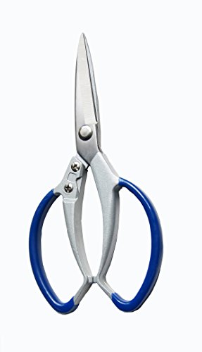 Stainless Steel Pruning Shear 9.2 Inch - Bonsai Pruning Snips- Multi-purpose Scissors - Floral Tools - Fruit Tree Scissors - Stainless Steel Blade - Aluminium Body with Soft Touch Vinyl Grip