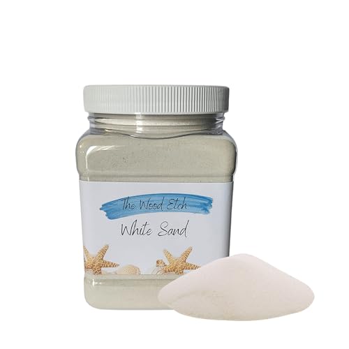 3 lb Natural White Sand for Sandbox, Sand Art, Home Decor, Sensory Bin, Aquarium & More, Odorless, Non-Toxic, Safe for Kids & Pets, Versatile, and Clump-Free for Easy Handling - size: 3 LB