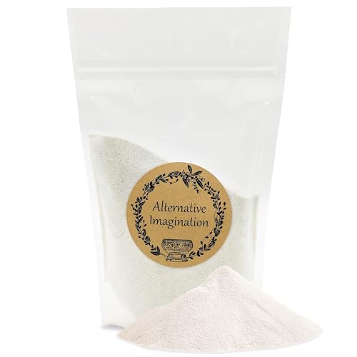 Alternative Imagination White Fine Colored Sand for Ritual Use, Zen Gardens, Incense Burners, Smudging Bowls, Unity Ceremonies, Mandalas, Spiritual Practices, Arts & Crafts (1 Pound) - color: White