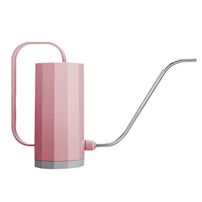 Hemoton 1200ml Long Spout Watering Can for Indoor Plants & Succulents – Modern Plastic Watering Pot with Ergonomic Handle, Cute Garden Water Bottle for Houseplant Care & Seedling Irrigation