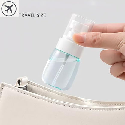 Travel Spray Bottle Mini Spray Bottle Continuous Spray Bottle and Small Squirt Bottle Travel Size Bottles & Small Spray Bottles for Hair Face, Plants - color: 2oz - Pack 2