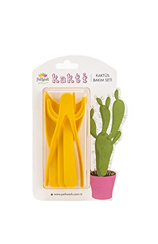 Mini Garden Hand Transplanting Set of 4 pc Succulent Cacti Cactus Tools Miniature Planting, Set for Fairy Garden, Potting, Houseplant, Bonsai Tools, Bonsai Kit, Shovel, Thong (Black) - color: Black