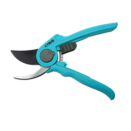 8 Inch Bypass Pruners Rustproof Carbon Steel Garden Shears With Safety Lock - style: Garden Shears 5