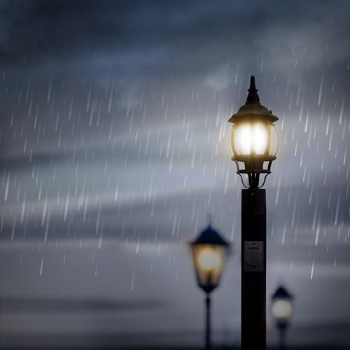 Design House Oakmont Outdoor Lamp Post, Integrated Outlet, Weather-Resistant, Powder-Coated Steel, 15.5-in. Plastic Cross-Arm, Easy Installation, Black, 3 in. Diameter x 80 in. H, 579714 | With Outlet, In Ground, Traditional, Steel, Lighting, 579714 - col