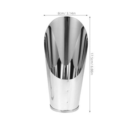 Abaodam 3pcs Stainless Steel Soil Scoop Set Plant Soil Scoop Bonsai Bucket Shovel Cup for Succulent Potting Transplanting Weeding Garden Moving