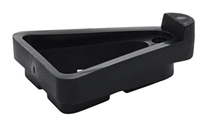 Bosmere Pot Toes, Plant Pot Risers for Indoor and Outdoor, Prevent Stains and Rotting on Wood, Cement, and Tile - Black (Pack of 12)