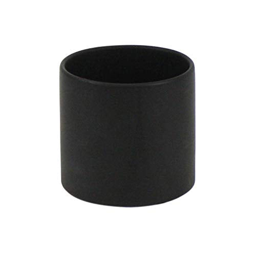 WGVI Matte Black Ceramic Cylinder Vase Width 5.5" Height 5", Flower Arrangements, Candle Holder, Terrarium Planter Pot, Storage Container Organizer, Pen Brush Holder, Home Tabletop Decor, 1 Piece - color: Black, size: 5.5"x5"H (1 Pc)
