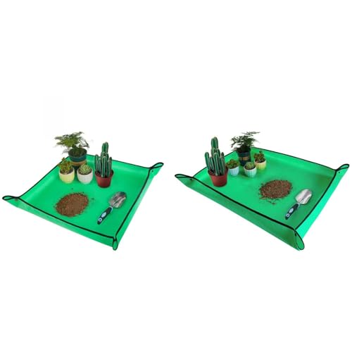 HNXTYAOB Repotting Mat for Plant Transplanting and Mess Control Waterproof Potting Tray
