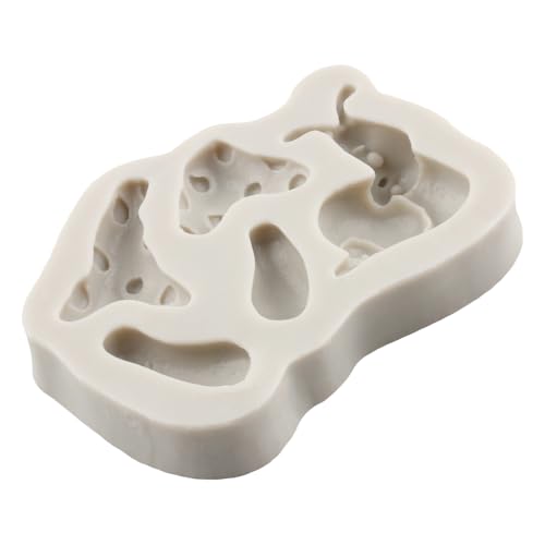 Sijiangmold Fairy Garden Door Silicone Mold Mushroom Fondant Mold Set of 5 - color: Style F