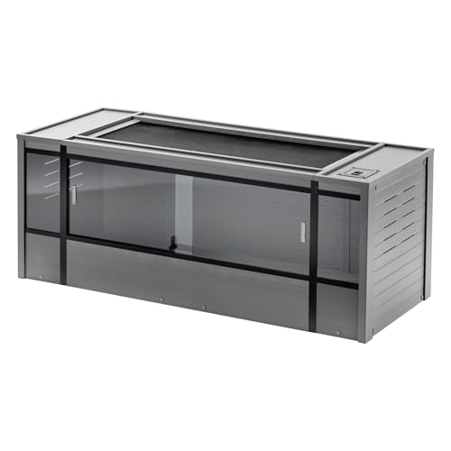 New Age Pet ECOFLEX Furniture Style Reptile Enclosure - color: Grey, size: Extra Large