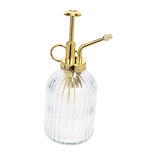 Toyvian Vintage Glass Plant Mister Spray Bottle - 7.67In Retro Watering can for Small Potted Plants Indoor Outdoor Succulents Bonsai