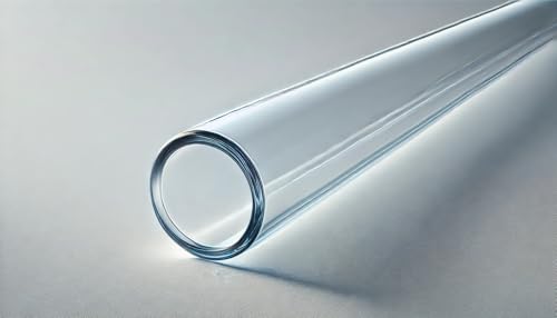 Generic Premium Borosilicate Clear Glass Blowing Tubes 16 mm OD 2.5mm Thick [ GLAZED EDGES] (4 inch, 5, Count), 10inch-16mm-2.5mm - style: 4.5 inch
