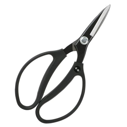 Senkichi Japanese Hedge Trimming Shears 200mm (7.9 in) – Razor-Sharp Tapered Blade, Lightweight Clean Cutting Garden Shears, Shock-Absorbing Non-Slip Grip, Made in Japan - size: 200mm (7.9")
