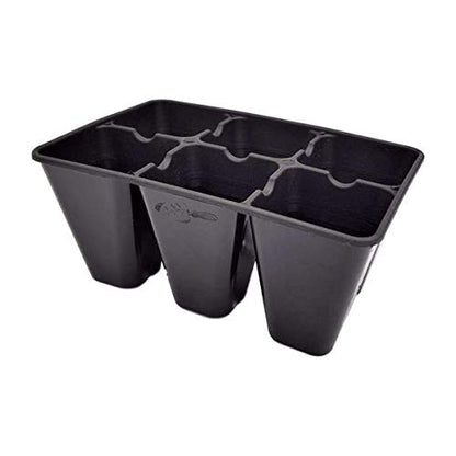 Bootstrap Farmer Extra Strength 6 Cell Seedling Starter Trays, 720 Pack (4320 Cells), for Seed Germination and Plant Propagation Planting Starting Plugs - size: 720 Trays
