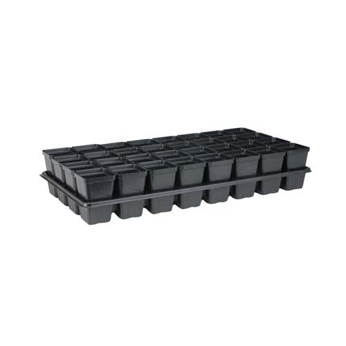 Bootstrap Farmer Extra Strength 32 Cell Seedling Starter Trays w/Inserts, 5 Pack, for Seed Germination, Plant Propagation, Growing Trays, Planting Starter - size: 5 Trays 160 Pots