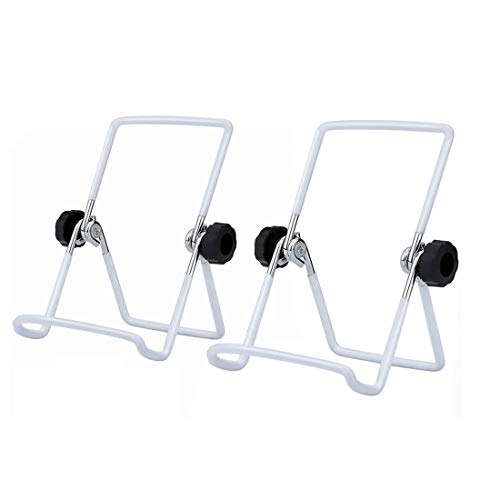 Stainless Steel Sprouting Stands, Sprouting Holder for 32 OZ Mason Jar Lid Holder. Used to make Sprouts, Broccoli, Lentil Seeds. Also Used to Phone iPad Tablet Stand. Not Include Jar. White, 2 Pack