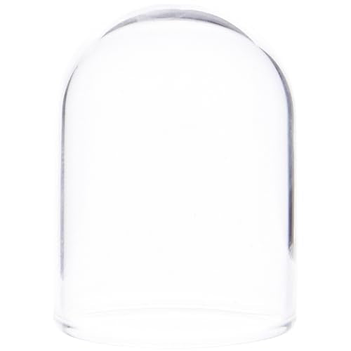 Plymor Miniature 1" x 1.5" Mini Glass Display Dome Tiny Cloche (no Base) - color: No Base