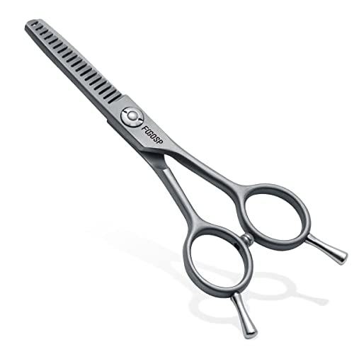 4.5" Thinning Shears for Dogs Grooming Face with Safety Round Tip for Small Dogs Face Paw Ears Trimmer Professional Small Cat Grooming Scissors (4.5" Blender, Gray) - size: 4.5 inch, style: Thinning Shears