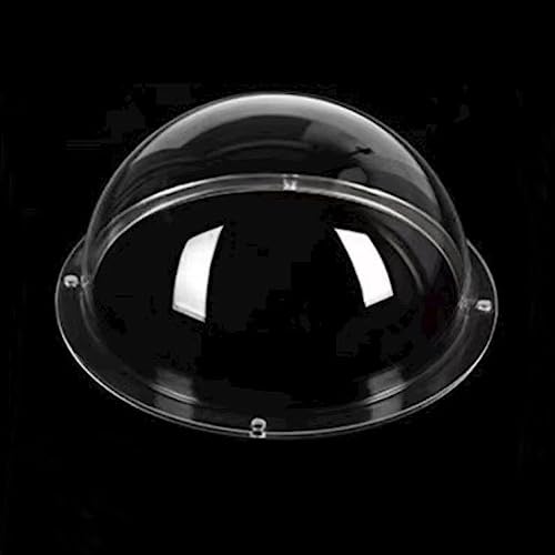 LOTOWELZON 6inch/150mm Clear Acrylic CCTV Security Camera Dome House Cover - size: ID150mm*H76mm/5.9 * 3in