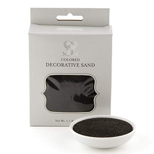 WEDDINGSTAR Crystalline Quartz Sand, Deep Black (7083-10) - color: Deep Black