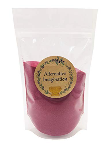 Burgundy Sand - Fine Colored Sand for Ritual Use, Zen Gardens, Incense Burners, Smudging Bowls, Unity Ceremonies, Mandalas, Spiritual Practices, Arts & Crafts by Alternative Imagination (1 Pound) - color: Burgundy